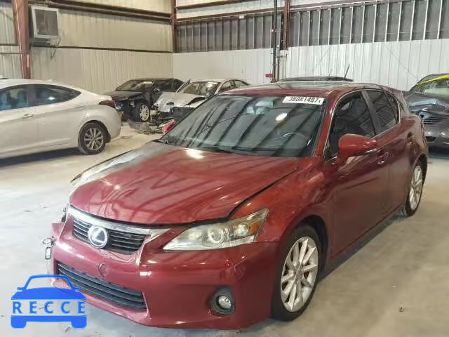 2012 LEXUS CT 200 JTHKD5BH2C2058423 Bild 1