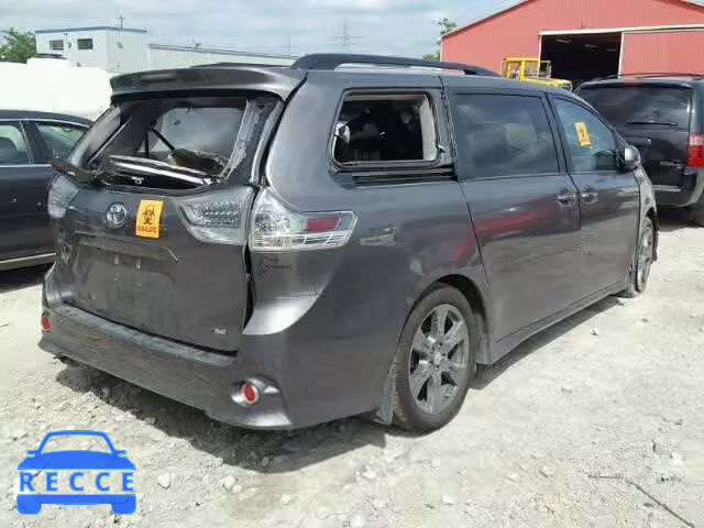 2017 TOYOTA SIENNA SE 5TDXZ3DC4HS770785 зображення 3