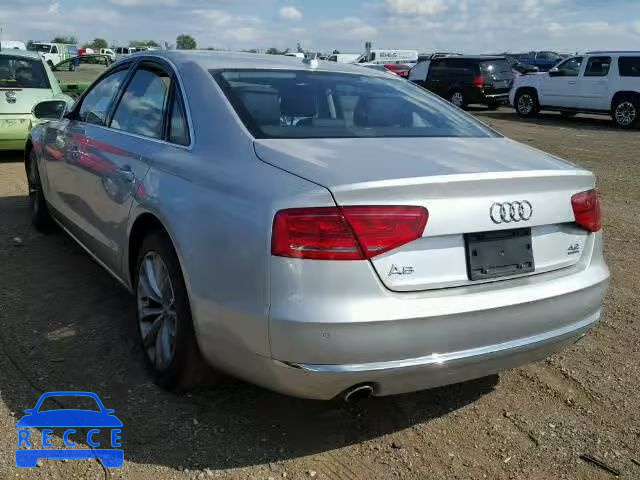 2012 AUDI A8 QUATTRO WAUAVAFD6CN003110 image 2