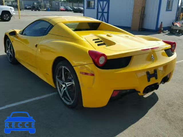 2015 FERRARI 458 SPIDER ZFF68NHA5F0204817 зображення 2