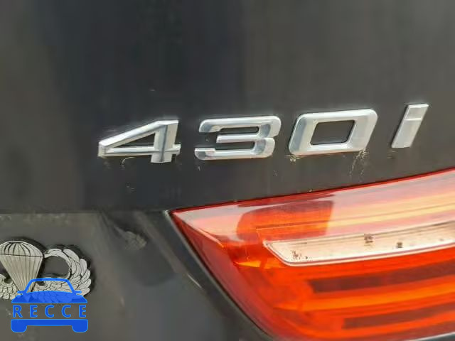 2017 BMW 430I WBA4U7C34H5H20176 image 8