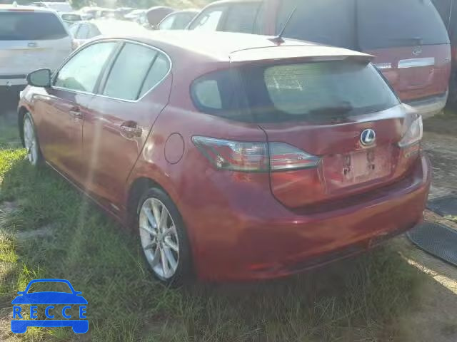 2013 LEXUS CT 200 JTHKD5BH7D2165811 image 2