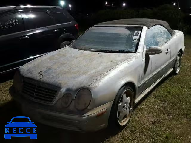 2002 MERCEDES-BENZ CLK 430 WDBLK70G42T109736 image 1