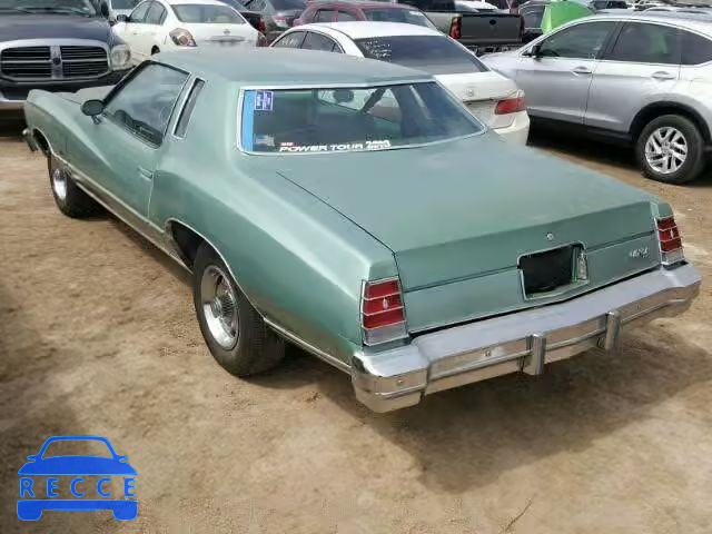 1977 CHEVROLET MONTECARLO 1H57LR443144 image 2