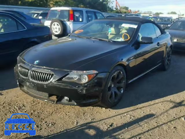 2005 BMW 645 CI AUT WBAEK73495B327965 зображення 1