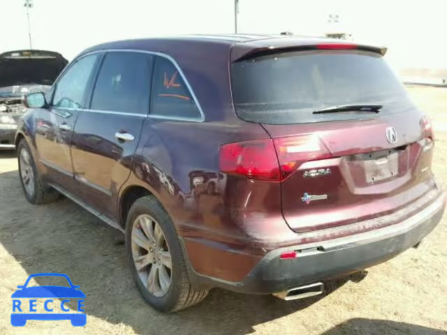 2012 ACURA MDX ADVANC 2HNYD2H67CH516202 image 2