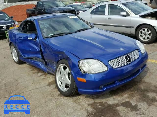 2001 MERCEDES-BENZ SLK 320 WDBKK65F71F192615 зображення 0