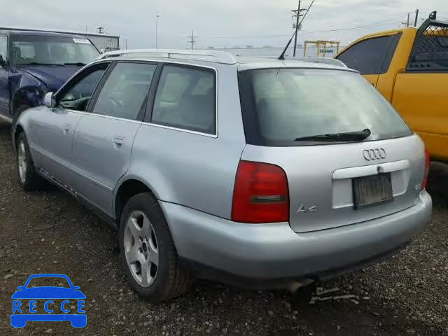 1998 AUDI A4 WAUGD28D4WA215676 image 2