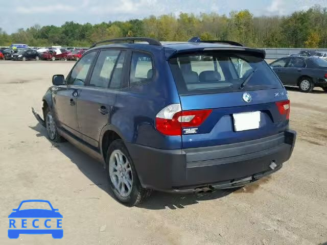 2004 BMW X3 2.5I WBXPA73424WA77657 Bild 2