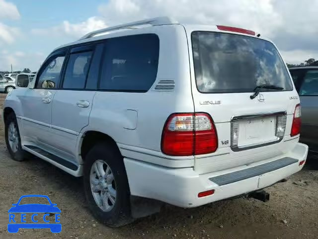 2003 LEXUS LX 470 JTJHT00W133528547 image 2