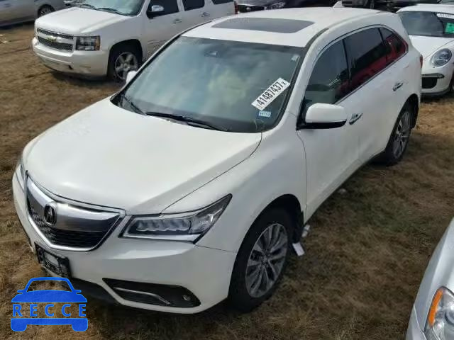 2016 ACURA MDX TECHNO 5FRYD3H4XGB011100 зображення 1