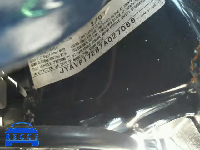 2007 YAMAHA XV1700 A JYAVP17E87A027066 image 9