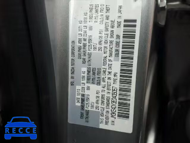 2014 MAZDA CX-5 GT JM3KE4DY3E0405057 image 9