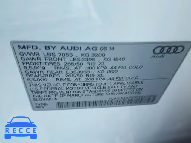 2015 AUDI Q7 TDI WA1LMAFE5FD003630 зображення 9