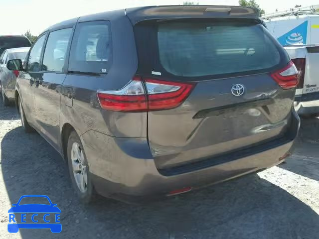 2015 TOYOTA SIENNA BAS 5TDZK3DC1FS599648 image 2