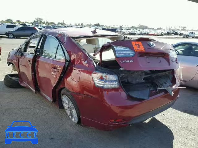 2010 LEXUS HS 250H JTHBB1BAXA2016760 image 2