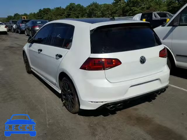 2016 VOLKSWAGEN GOLF R WVWLF7AU3GW218897 image 2