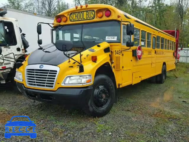 2013 BLUE BIRD SCHOOL BUS 1BAKFCPA1DF291869 зображення 1