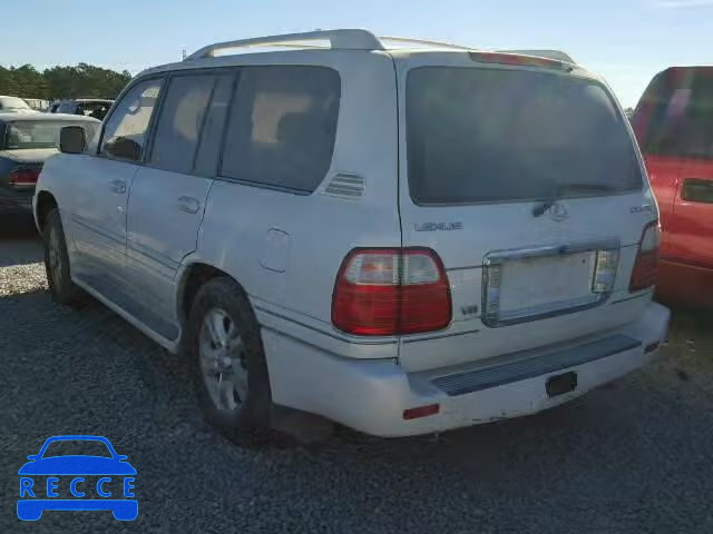2003 LEXUS LX 470 JTJHT00W133534185 image 2