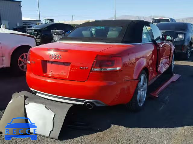 2008 AUDI A4 S-LINE WAUBF48H78K001183 image 3