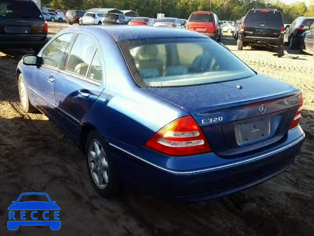 2003 MERCEDES-BENZ C 320 WDBRF64J63F436881 image 2