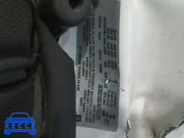 2011 GMC CANYON 1GTC5LF91B8120030 image 9