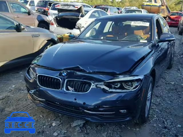 2017 BMW 330 WBA8B9C34HK885601 зображення 1