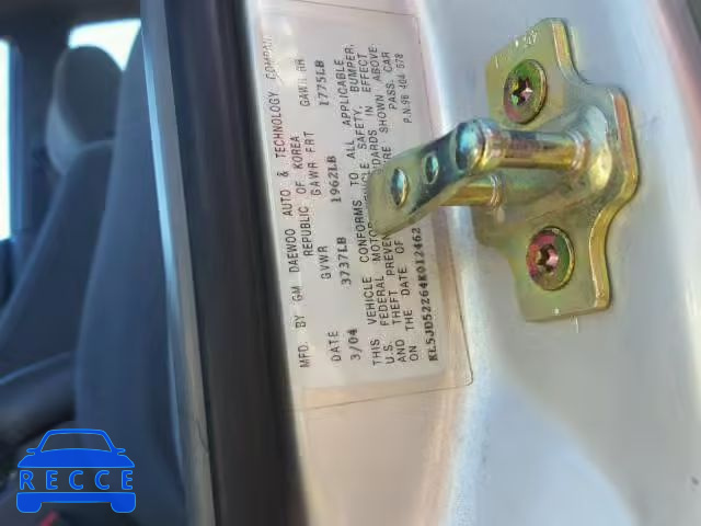 2004 SUZUKI FORENZA KL5JD52Z64K012462 image 9