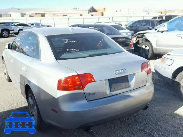 2007 AUDI A4 2 WAUAF78E97A051624 зображення 2