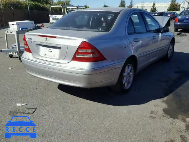 2004 MERCEDES-BENZ C 240 WDBRF61J44A571439 image 3