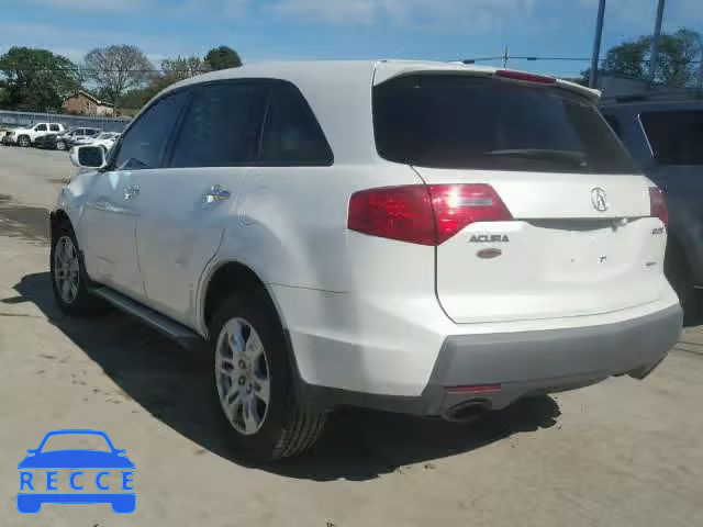 2007 ACURA MDX TECHNO 2HNYD28497H514200 image 2