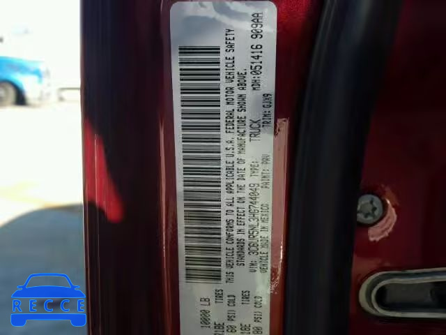 2017 RAM 2500 LARAM 3C6UR5NL3HG744049 зображення 9