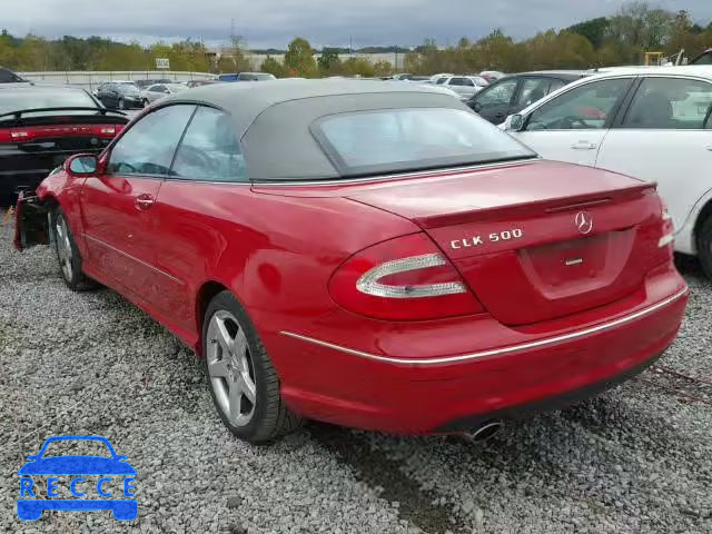 2005 MERCEDES-BENZ CLK 500 WDBTK75J85F121590 image 2