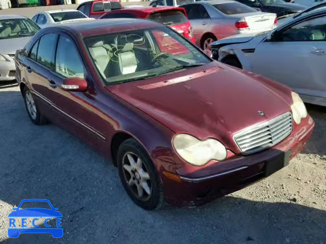 2001 MERCEDES-BENZ C 240 WDBRF61J21F102834 зображення 0