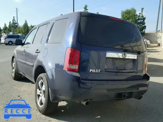 2013 HONDA PILOT EXLN 5FNYF3H7XDB013768 image 2