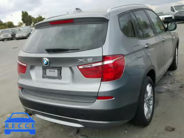 2012 BMW X3 XDRIVE3 5UXWX7C53CL736759 зображення 3