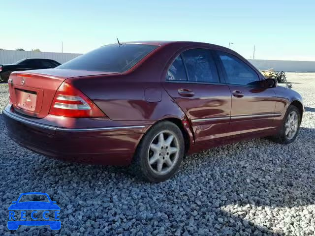 2002 MERCEDES-BENZ C 240 WDBRF61J02F275639 зображення 3