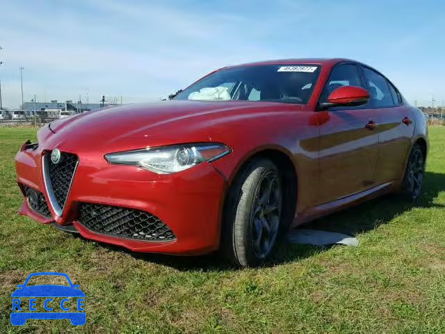 2017 ALFA ROMEO GIULIA TI ZARFAEEN3H7541917 image 1