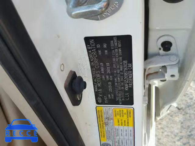 2008 KIA RONDO LX KNAFG526987163038 image 9