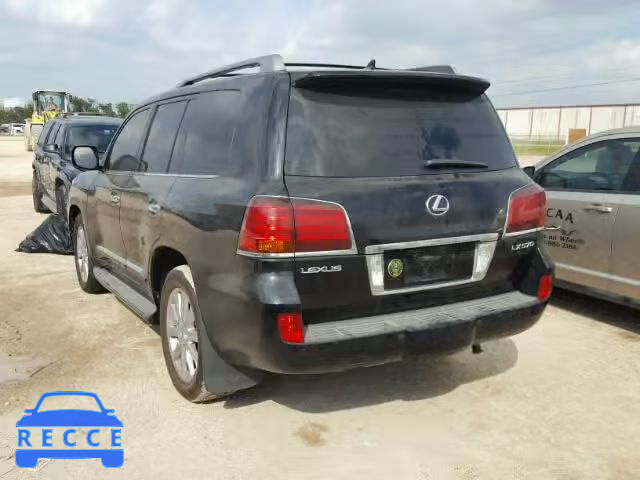 2009 LEXUS LX 570 JTJHY00W594021834 image 2