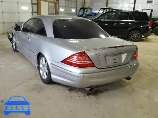 2003 MERCEDES-BENZ CL WDBPJ75J43A033411 image 2