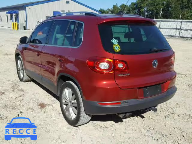 2011 VOLKSWAGEN TIGUAN S WVGAV7AX6BW002020 зображення 2