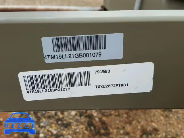 2016 BOAT TRAILER 4TM19LL21GB001079 image 9