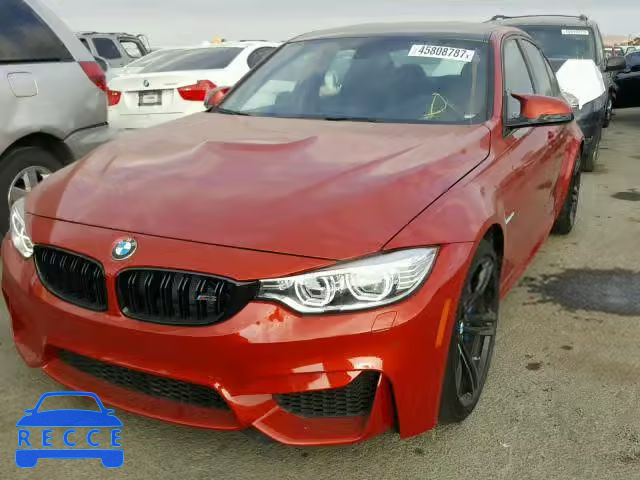 2015 BMW M3 WBS3C9C52FP804597 зображення 1