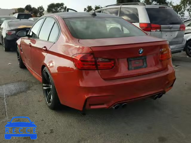 2015 BMW M3 WBS3C9C52FP804597 зображення 2