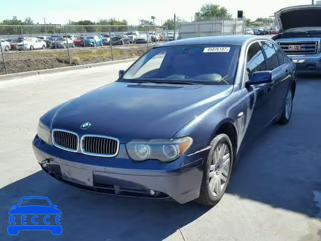 2002 BMW 745 I WBAGL63402DP52328 image 1