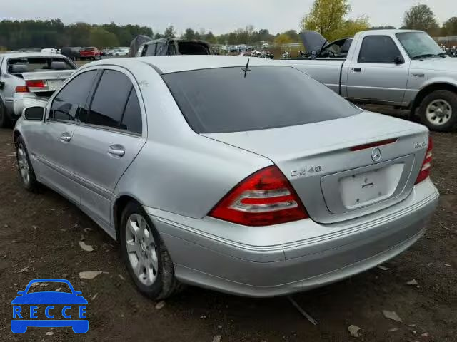 2005 MERCEDES-BENZ C 240 4MAT WDBRF81J65F666763 image 2