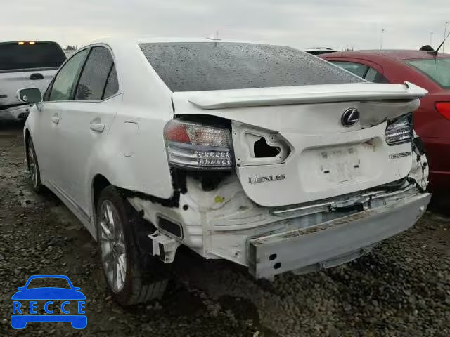2010 LEXUS HS 250H JTHBB1BA8A2024131 image 2