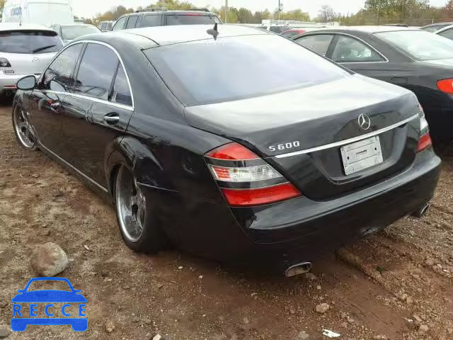 2007 MERCEDES-BENZ S 600 WDDNG76XX7A109509 image 2