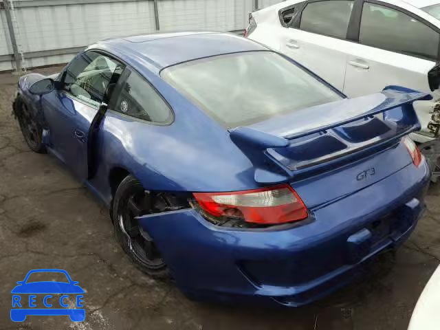 2007 PORSCHE 911 GT3 WP0AC29967S792971 зображення 2